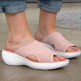 Orthopädische Damensandalen mit verstellbarer Schnalle – Rosa