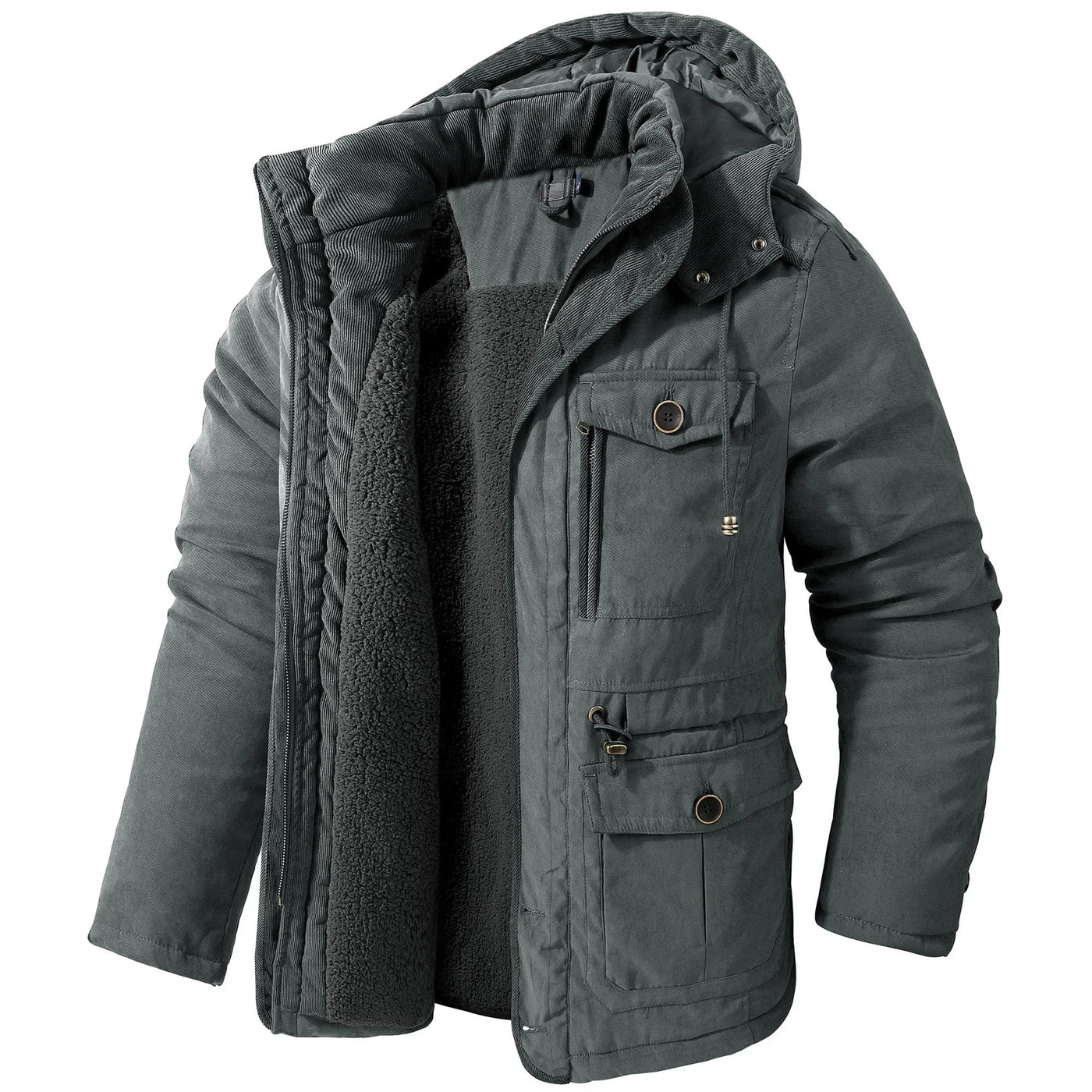 Ethan - Winterparka mit Sherpa-Futter