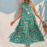 Annorae - Luftig-leichtes Sommerkleid – Grün