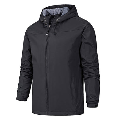 Herren Elegante Dünne Softshelljacke mit Kapuze | Ideal für den Winter