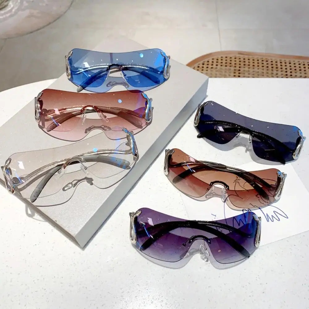 Damen Y2K Übergroße Sonnenbrille | Stylisch