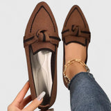 Damenschuhe Slipper Loafer – Khaki