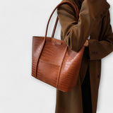 Kaelen - Vintage Schultertasche – BRAUN
