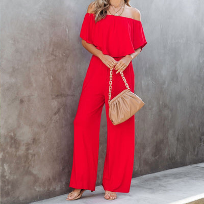 Lynn - Schulterfreier Jumpsuit