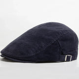 THEO | CORD-HERRENMÜTZE – Marineblau