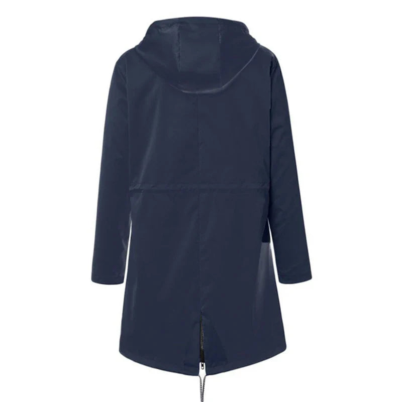 Klara® Damen Regenjacke Wasserdicht mit Kapuze