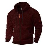 BEECKHOVEN™ | STYLISCHE FLEECEJACKE – Bourgondië