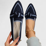 Damenschuhe Slipper Loafer – Dunkelblau