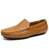 Robenlo | Luxuriöse Herren-Loafer in Flechtoptik – Hellbraun