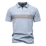 BRUNO™ | HERREN-POLOHEMD MIT FARBBLOCK – Blau