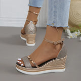 Irina | Damen Sommer Orthopädische Stil Sandalen – Roségold