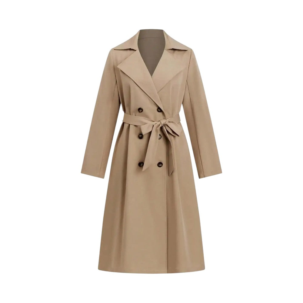 Kaya | Langer doppelreihiger Windbreaker