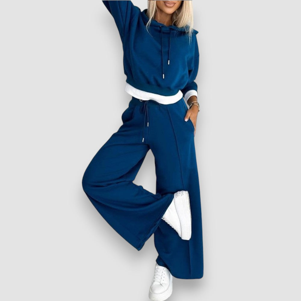 Bella | Zweiteiler mit weitem Hosenbein