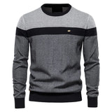 ALBERTO | HERRENPULLOVER MIT RUNDHALSAUSSCHNITT – Grau