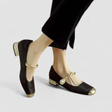 Orthopädische Mary-Jane-Schuhe für Damen – Schwarz