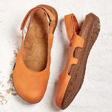 Robin- Bequeme Damen Komfort Sandalen – Orange