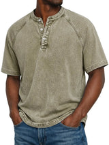 Pedros | Herren Vintage Herrenhemd Knöpfe – Retro Hemd Herren Knöpfe 2026 – Khaki