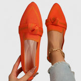 Damenschuhe Slipper Loafer – Orange