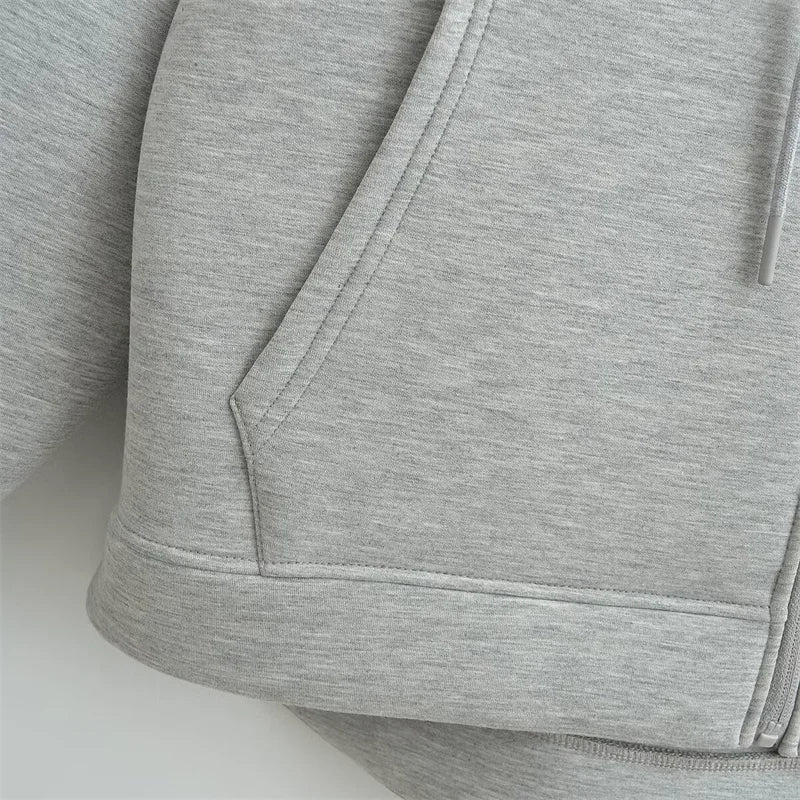 Lässiger Oversize-Hoodie mit Doppeltaschen für Damen | Ideal für den Winter