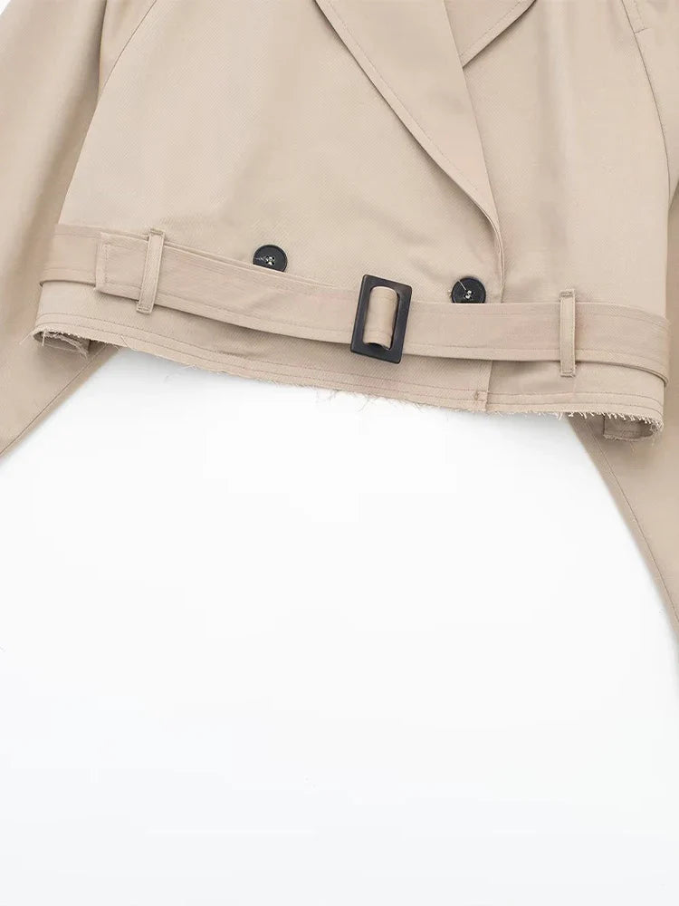 Coco | Cropped Trench Jacket