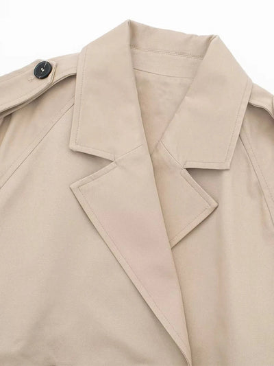 Coco | Cropped Trench Jacket