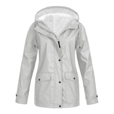 Damen Winterjacke wasserdicht & warm mit Kapuze | Outdoor Funktionsjacke