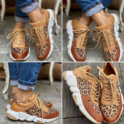Claire – Stylische Damen-Sneaker mit Leopardenmuster und leichtem Komfort