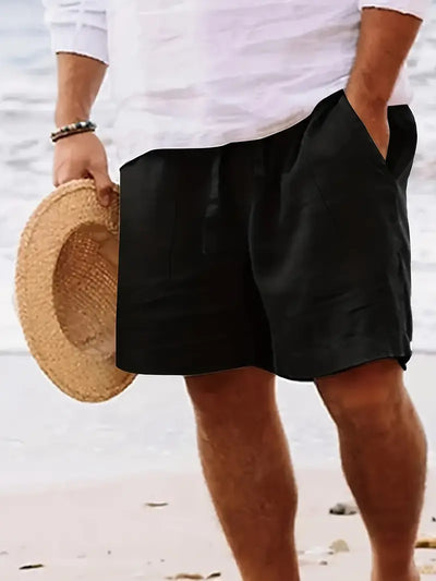 Klassische Leinen Herren Shorts