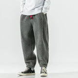 Herren-Sweatpants mit Kordelzug und Taschen – Grau