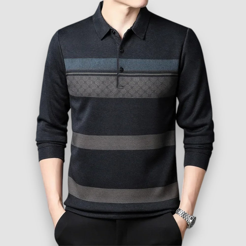 Browny | Striped Polo Shirt