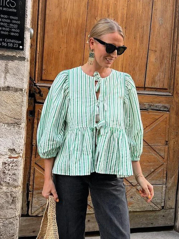 Browscombe® | Elegante Bluse mit Schleifen