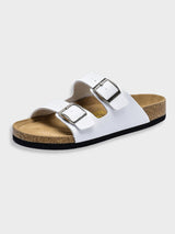 Sandalen Herren | Verstellbare Schnallen & Komfort-Fußbett – Weiß