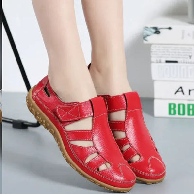 Salas - Vintage-Sandalen aus echtem Leder