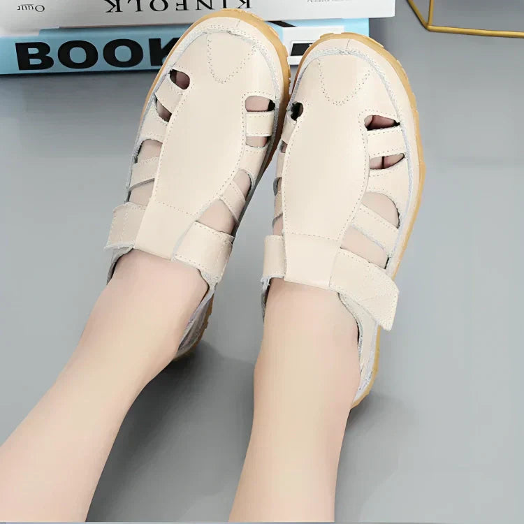 Salas - Vintage-Sandalen aus echtem Leder