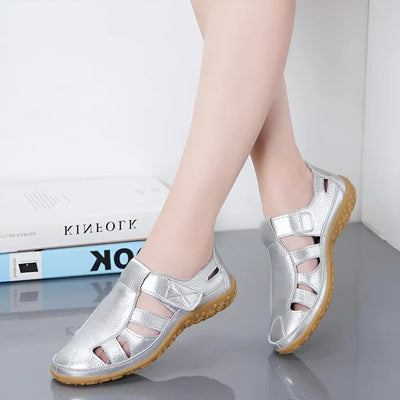 Salas - Vintage-Sandalen aus echtem Leder