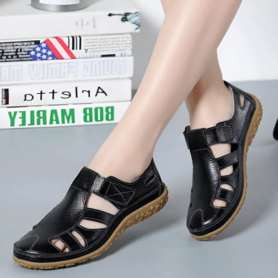 Salas - Vintage-Sandalen aus echtem Leder