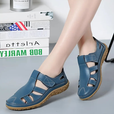 Salas - Vintage-Sandalen aus echtem Leder