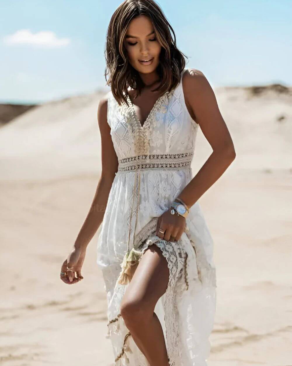 Sara – Boho Sommerkleid mit lockerem Schnitt