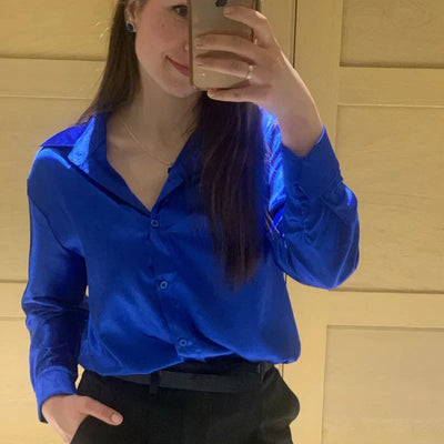 Arianell® | Vintage Bluse mit Seidenkragen