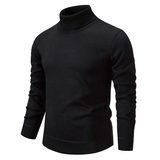 Erich | Herren Slim Fit Rollkragenpullover – Schwarz