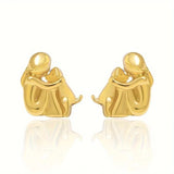 LISA | OHRRINGE „UMARMUNG“ – Gold