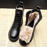 Anke | Stylische Schwarze Winterstiefel Damen – Schwarz