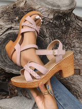 Mia | Modische Sandalen Damen Komfort – Rosa