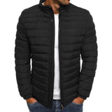 JACKY | GEWÄTTE PUFFERJACKE – Schwarz