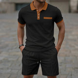 Huxford - Softtouch-Polo-Set – Schwarz