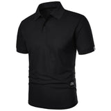 Mats | Herren Sommer Polo – Herren Poloshirt Sommer Freizeit 2026 – Schwarz