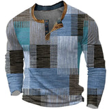 BEECKY™ | FARBENFROHES HERREN-LANGARMSHIRT – Blau