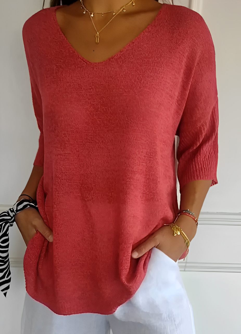 Buckels® | Lässiges Softtop mit V-Ausschnitt