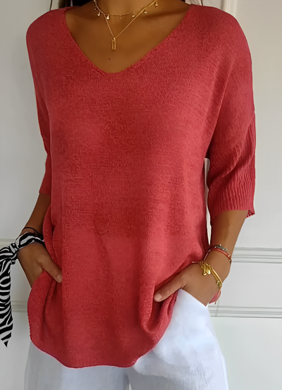 Buckels® | Lässiges Softtop mit V-Ausschnitt