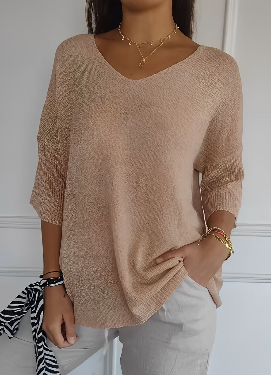 Buckels® | Lässiges Softtop mit V-Ausschnitt